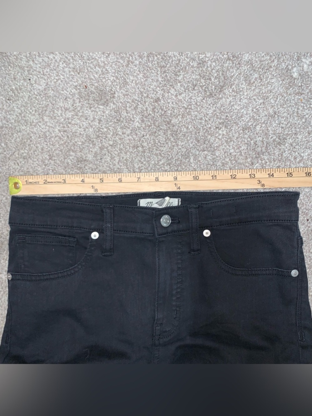 Madewell Black Skinny Jeans - Picture 7 of 9